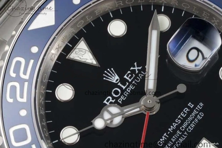 Blue Black CHS Best 1:1 Dial Ceramic Steel BLRO GMT-Master Red II Edition 904L APSF VR3186 116719 0810